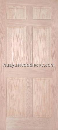 6 Panel American Red Oak Door From China Manufacturer