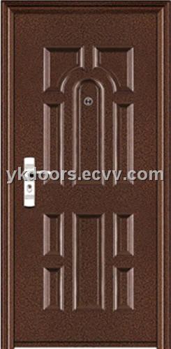 Metallic Paint Steel Security Doors From China Manufacturer