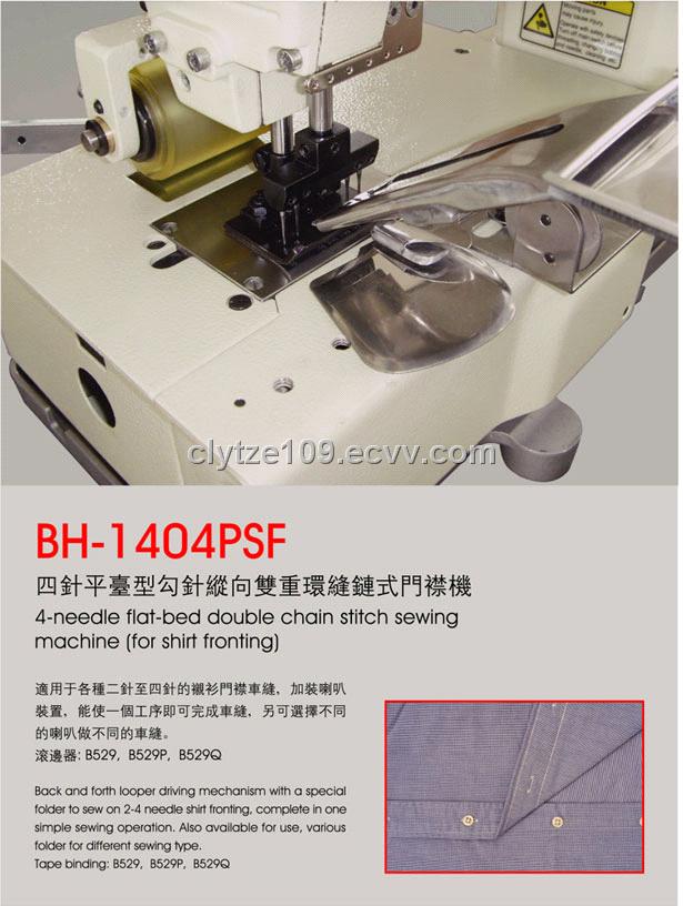 4-Needle Flat-Bed Double Chain Stitch Sewing Machine (1404PSF)