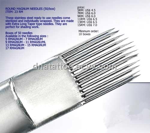 Tattoo Needles  316L Stainless Steel Needles Manufacturer from Mumbai