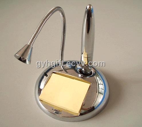 led Big Round Led tube Magnetic Pen with Notes