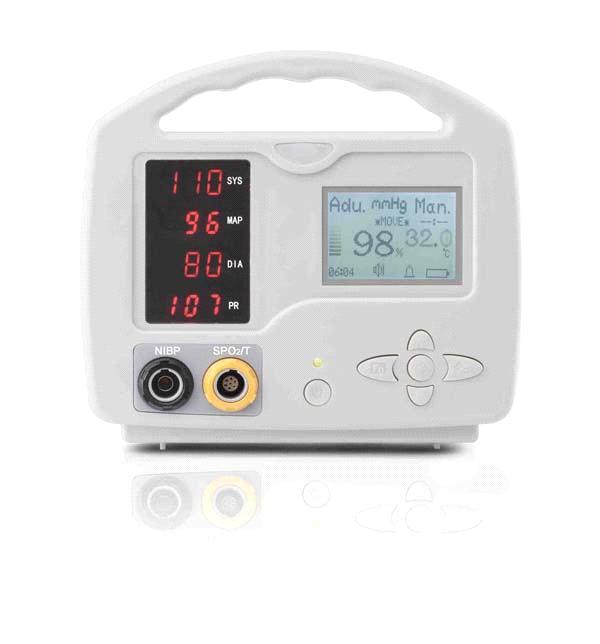 Portable Tabletop NIBP and SPO2 Patient Monitor (JERRY-III+)