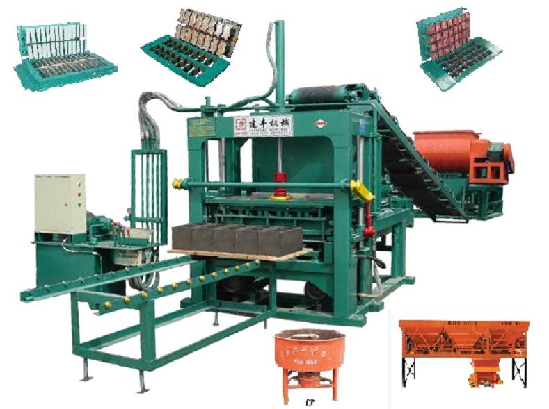 JF-ZY1500C Multifunctional Jolt-Squeeze Type Wall & Floor Brick Forming Machine