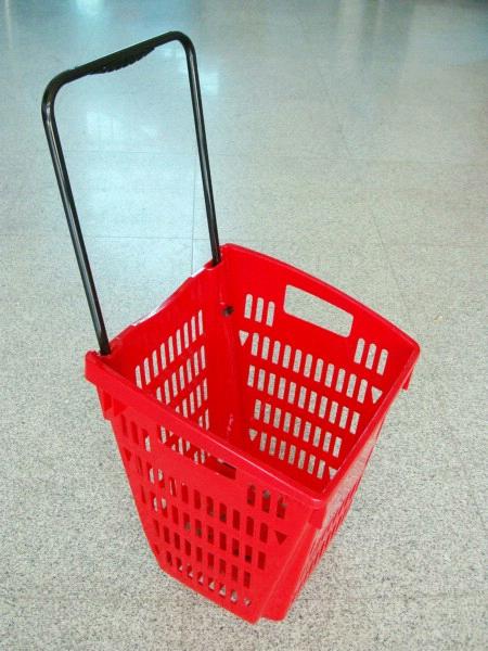 Shoppin G Basket with Wheels