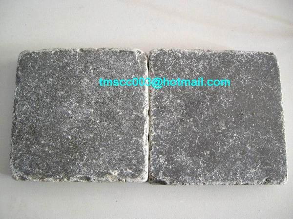 Machine honed Tumbled Limestone (Blauwesteen GETROMMELD tegel) supplier