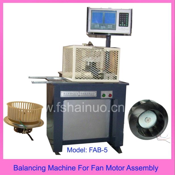 Balancing Machine for Fan Motor Assembly