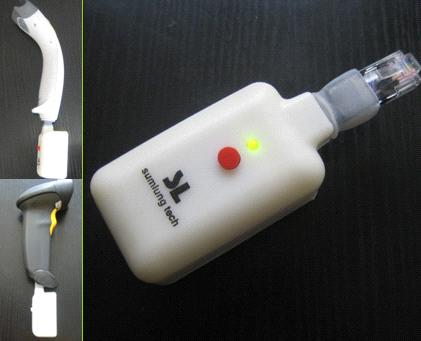 Wireless Barcode Adapter Makes Corded Barcode Scanner Wireless Bluetooth