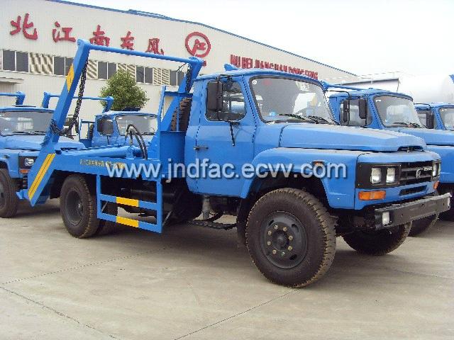 Dongfeng Conventional Cab Swing Arm Type Garbage Truck