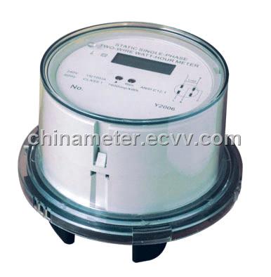 Single-Phase Round Electronic Energy Meter