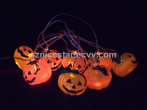 USB 7 Color Changing Pumpkin Cluster Chain