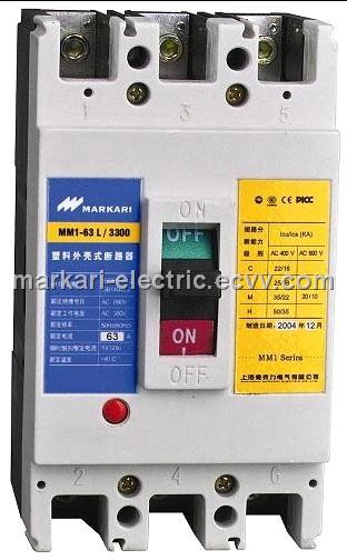 moulded(earth leakage) case circuit breaker(mccb)MM1