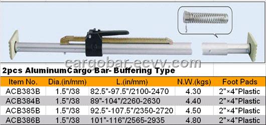 2pcs AluminumCargo Bar- Buffering Type