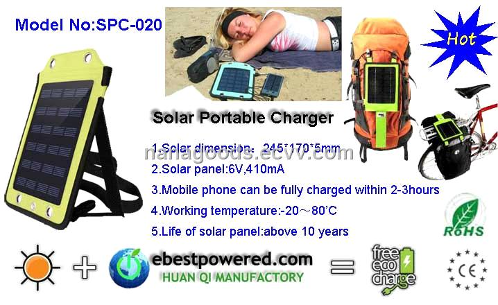 Solar Portable Bag Charger