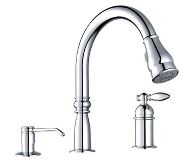 3 Hole American Style Kitchen Faucet Sink Faucet