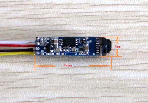 420,000-Pixel CMOS Camera Module Diameter 7mm with LEDs