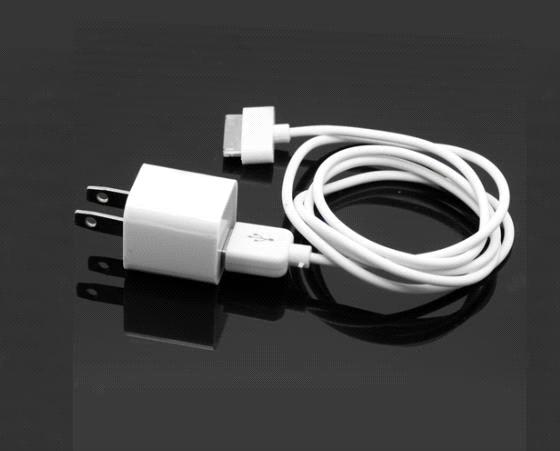 AC Wall Charger USB Sync Data Cable for iPhone 4 3G 3GS iPod