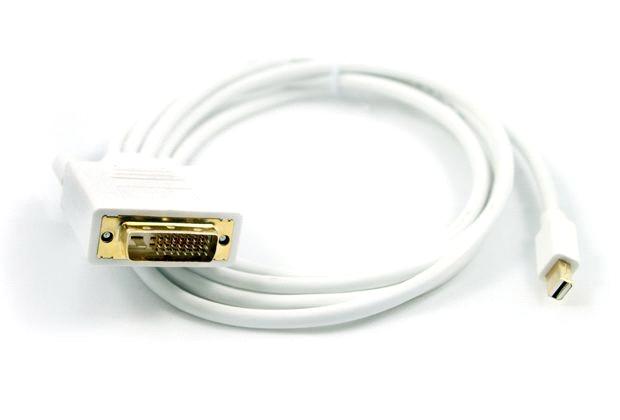 Mini Displayport Male to DVI Male 32AWG Converter Cable