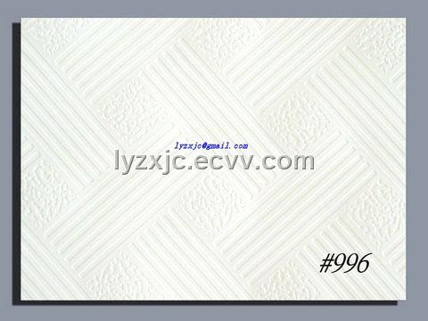 Pvc Laminated Gypsum Ceiling Tiles From China Manufacturer