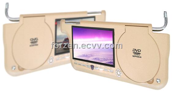 7 Inch Sun Visor Dvd Player With 16 9 Aspect Ratio Usb Port Dvb