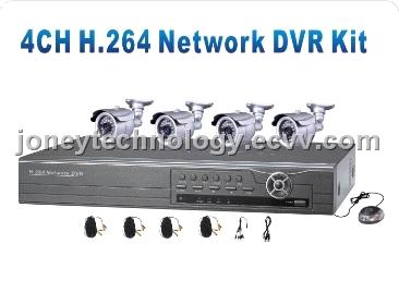 Network Security Camera System-DVR Camera Kits-Network DVR with 4pcs IR Camera (JY-DK8004)