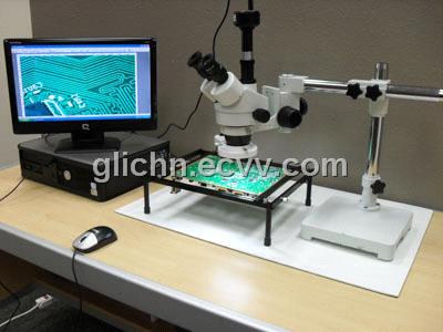 Trinocular Microscope with Single Bar Boom Stand SZM7TR ...