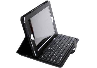 iPad 2 Bluetooth Keyboard Leather Case with Handle+ABS Keyboard ID2-3