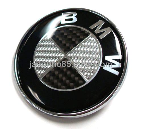 real carbon BMW car logo emblem