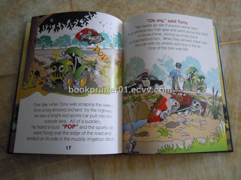 Colorful children book printing