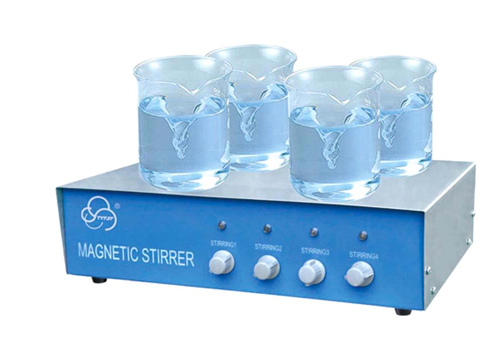 Four rows magnetic stirrer