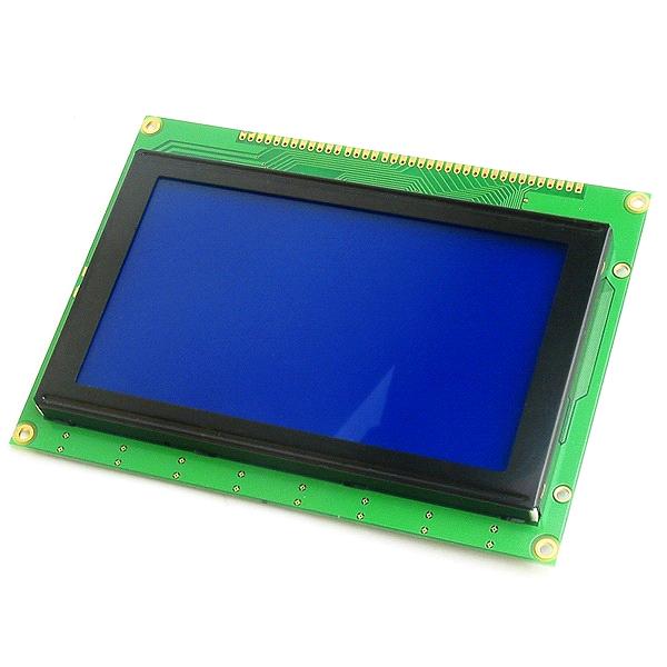 STN Blue 240x128 Graphic LCD Module with LED Backlight