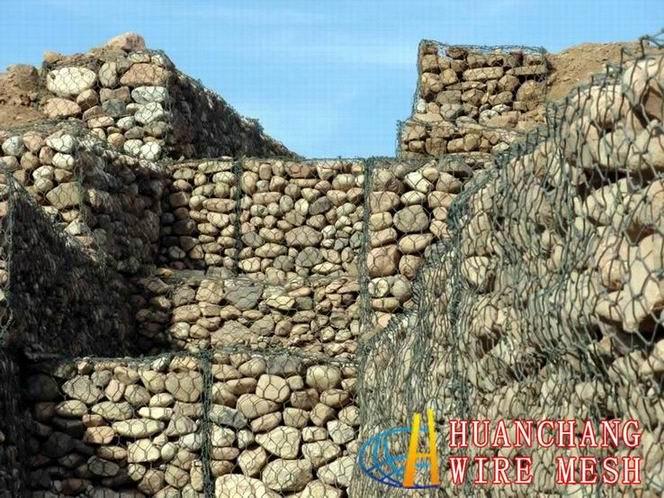 gabion box,stone cage,gabion basket,hexagonal wire mesh