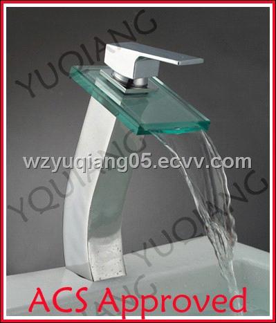 Glass Waterfall Mixer - CE & ACS Approved