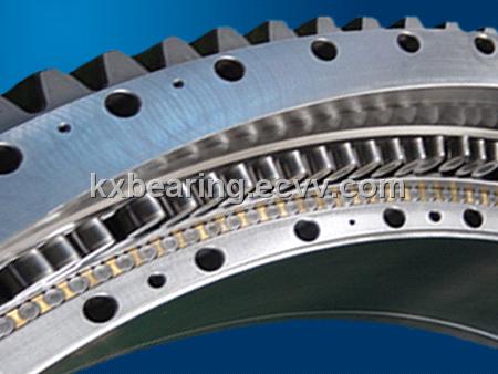 three row cylindrical roller combined slewing bearing turntable slewing  drive