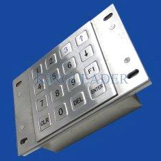16 flush keys USB or PS2 Metal Numeric Keypad for gaming machines MKP91-16F