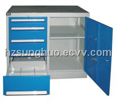 Class Tool box side cabinet 4 drawer 2 shlef bule