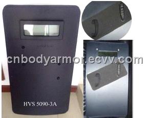 HVS 5090-3A Handheld Bulletproof shield,NIJ Level: IIIA,Stop: .44 Magnum JHP, 9mm Parabelum FMJ