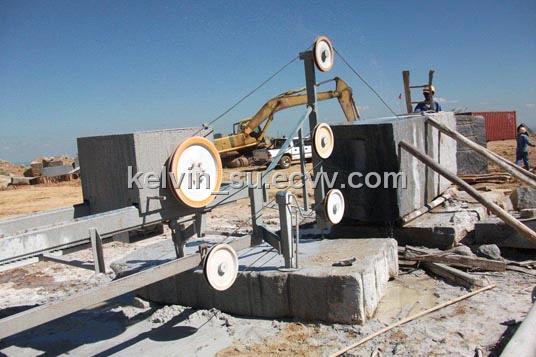 Wire Saw Machine for Stone Block Squaring (DWSG-18A-6P)