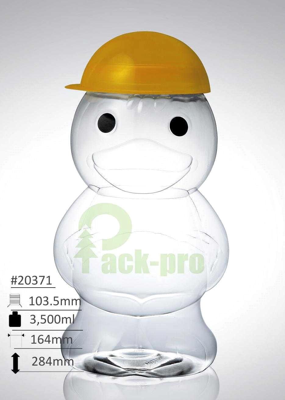 PET Duck Jar w/ PP Screw Cap (Without Masking)
