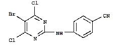 4-[(5-bromo-4,6-dichloro-2-pyrimidinyl)amino]-Benzonitrile