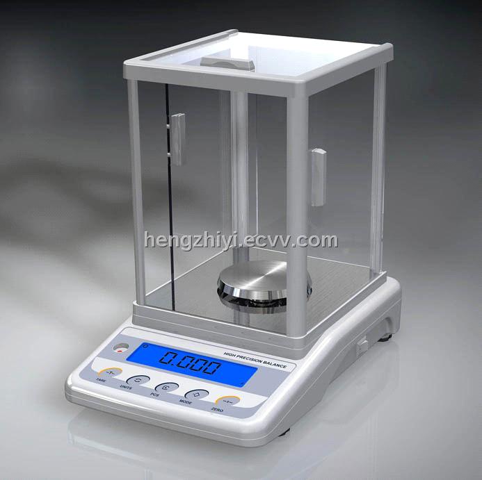 High precision balance with 0.001g precision, with blue back light