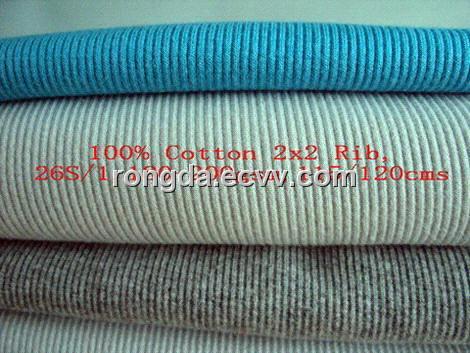 100% Cotton 2x2 Rib from China Manufacturer, Manufactory, Factory and ...