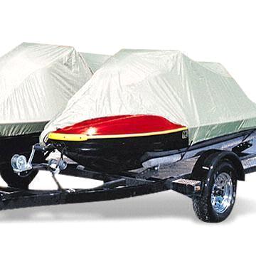 Boat Cover, Made of 300, 600, 900D PU, PVC and UV Material, Quick Release Buckles for Easy Tie-down