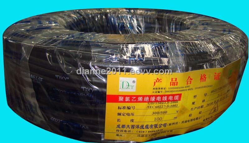 Copper Conductor PVC Insulated and Sheathed Flexible Wire(RVV2x1mm2)