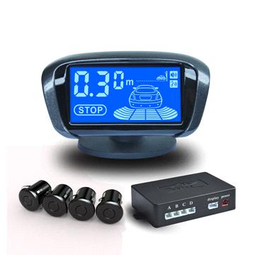 Parking Assist System with 360 Degrees Rotatable LCD Display