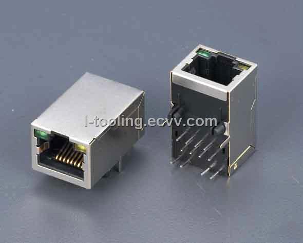 Rj45 Connectors with Transformer with LED,Sheiled