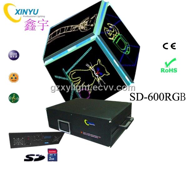 Sd 600rgb Full Color Animation Laser With Sd Card From China