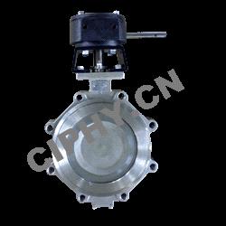 Cast Steel Soft Sealing Double Eccentric Butterfly Valve Class150/300