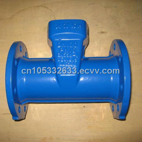 EN545 Ductile Iron All Flanged Tee