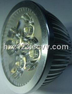 LED Spotlight Vehicle Aluminum MR16 12V 4*1W Lamp Cup