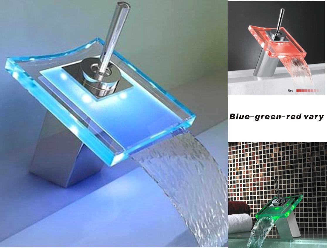 Led Glass Faucet For Bathroom Basin From China Manufacturer